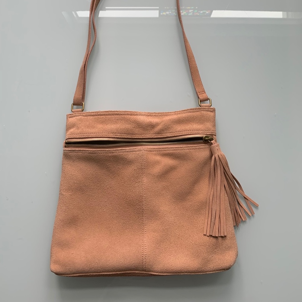 EUC GENUINE LEATHER CROSSBODY